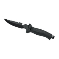 Aquatys 2 knife - Black Inox - Black Color KV-AAQT12-2-N - AZZI SUB (ONLY SOLD IN LEBANON)
